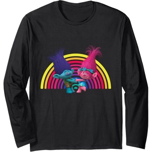 image:imageDreamWorks Trolls Rainbow Trolls Long Sleeve TShirtBlack