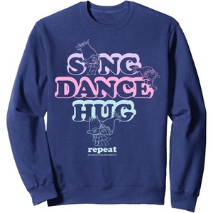 image:imageDreamWorks Trolls Repeat List SweatshirtNavy Blue