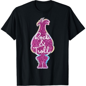 image:imageDreamWorks Trolls Rock amp Troll Sparkle TShirtBlack
