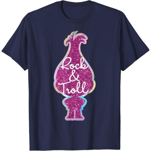image:imageDreamWorks Trolls Rock amp Troll Sparkle TShirtNavy Blue