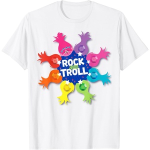 image:imageDreamWorks Trolls Rock and Trolls Rainbow TShirtWhite