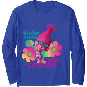 image:imageDreamWorks Trolls Show Your True Colors Long Sleeve TShirtRoyal Blue