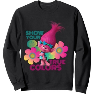 image:imageDreamWorks Trolls Show Your True Colors SweatshirtBlack