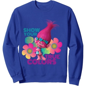 image:imageDreamWorks Trolls Show Your True Colors SweatshirtRoyal Blue