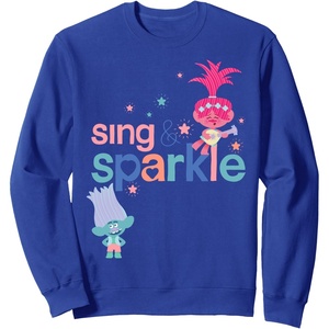 image:imageDreamWorks Trolls Sing and Sparkle SweatshirtRoyal Blue