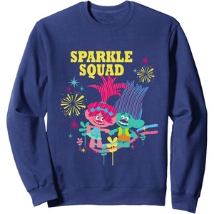 image:imageDreamWorks Trolls Sparkle Squad SweatshirtNavy Blue