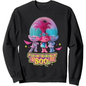 image:imageDreamWorks Trolls Spooky Faboolous Halloween SweatshirtBlack