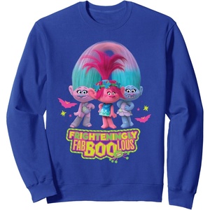 image:imageDreamWorks Trolls Spooky Faboolous Halloween SweatshirtRoyal Blue