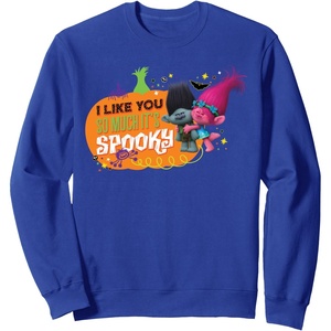 image:imageDreamWorks Trolls Spooky Halloween SweatshirtRoyal Blue
