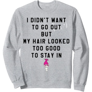 image:imageDreamWorks Trolls Too Good SweatshirtHeather Grey