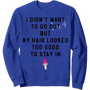 image:imageDreamWorks Trolls Too Good SweatshirtRoyal Blue
