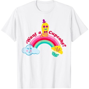 image:imageDreamWorks Trolls Want a Cupcake TShirtWhite