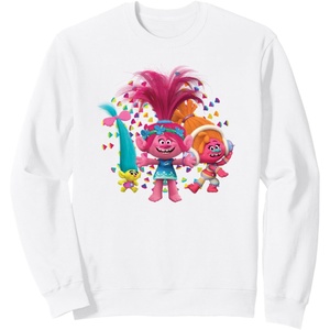 image:imageDreamWorks Trolls Womens Roll SweatshirtWhite