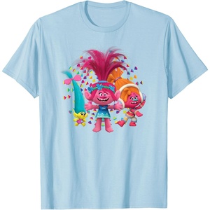 image:imageDreamWorks Trolls Womens Roll TShirtBaby Blue