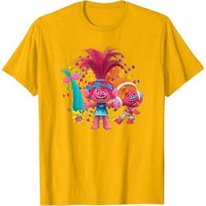 image:imageDreamWorks Trolls Womens Roll TShirtGolden Yellow