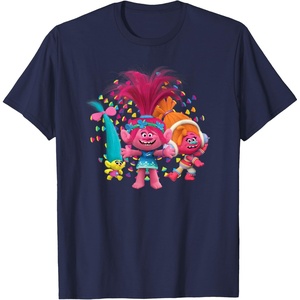 image:imageDreamWorks Trolls Womens Roll TShirtNavy Blue