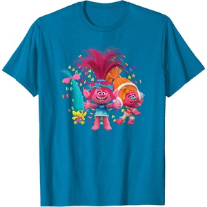 image:imageDreamWorks Trolls Womens Roll TShirtSapphire Blue