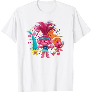 image:imageDreamWorks Trolls Womens Roll TShirtWhite