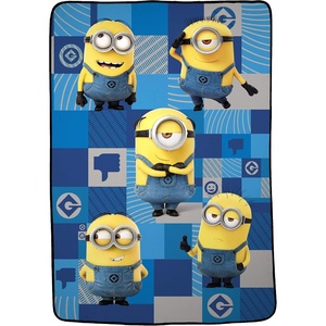 image:imageFranco Kids Bedding Super Soft Micro Raschel Blanket 62 in x 90 in Trolls World TourDespicable Me Minions