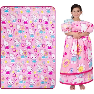 image:imageFranco Kids Bedding Super Soft Micro Raschel Blanket 62 in x 90 in Trolls World TourHello Kitty
