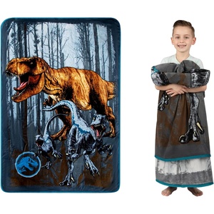 image:imageFranco Kids Bedding Super Soft Micro Raschel Blanket 62 in x 90 in Trolls World TourJurassic World Dominion