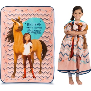 image:imageFranco Kids Bedding Super Soft Micro Raschel Blanket 62 in x 90 in Trolls World TourSpirit Riding Free