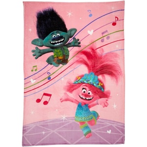 image:imageFranco Kids Bedding Super Soft Micro Raschel Blanket 62 in x 90 in Trolls World TourTrolls 3  Band Together