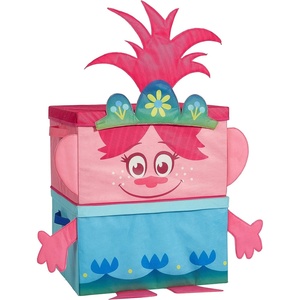image:imageIdea Nuova DreamWorks Trolls Poppy Figural 2 Piece Stackable Storage Set pink