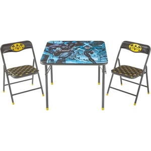 image:imageIdea Nuova Trolls 3 Piece Childrens Activity Square Table and Chair Set Ages 3Batman