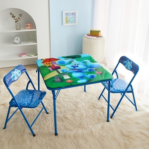 image:imageIdea Nuova Trolls 3 Piece Childrens Activity Square Table and Chair Set Ages 3Blues Clues