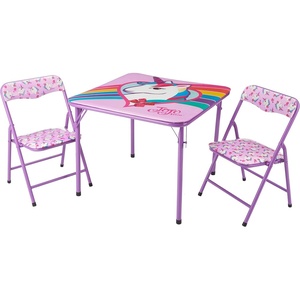 image:imageIdea Nuova Trolls 3 Piece Childrens Activity Square Table and Chair Set Ages 3Jojo Siwa