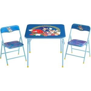 image:imageIdea Nuova Trolls 3 Piece Childrens Activity Square Table and Chair Set Ages 3Sonic the Hedgehog