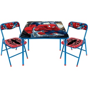 image:imageIdea Nuova Trolls 3 Piece Childrens Activity Square Table and Chair Set Ages 3Spiderman