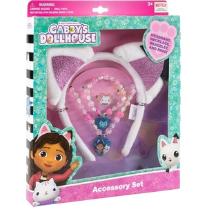 image:imageLUV HER Headbands for Girls  Kids Jewelry for Girls  Dress Up Set All in one Giftable Box  Headband  Play Jewelry Set  4pc Toddler Headband Necklace Dress Up Bracelet Ring Ages 3Pink