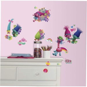 image:imageRoomMates RMK3400SCS DreamWorks Trolls Peel and Stick Wall Decals