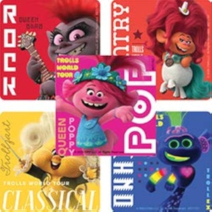 image:imageSmileMakers Trolls World Tour Stickers  Prizes and Giveaways  100 per Pack