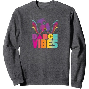 image:imageTrolls  Dance Vibes SweatshirtDark Heather Grey