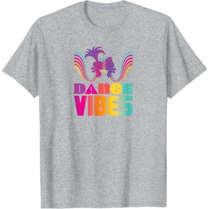 image:imageTrolls  Dance Vibes TShirtHeather Grey