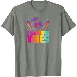 image:imageTrolls  Dance Vibes TShirtOlive Heather