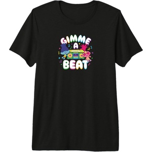 image:imageTrolls  Gimme A Beat Premium Triblend TShirtBlack