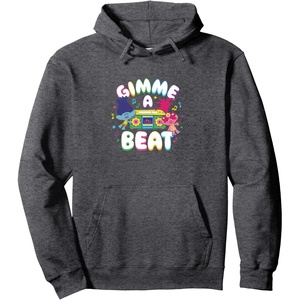 image:imageTrolls  Gimme A Beat Pullover HoodieDark Heather Grey