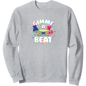image:imageTrolls  Gimme A Beat SweatshirtHeather Grey