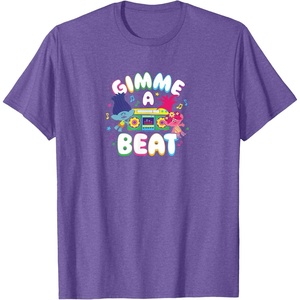 image:imageTrolls  Gimme A Beat TShirtPurple Heather