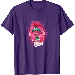image:imageTrolls  Holiday in Harmony Gift Queen Portrait TShirtPurple