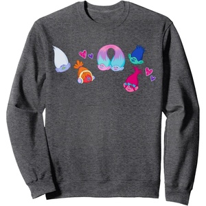 image:imageTrolls  Patches SweatshirtDark Heather Grey