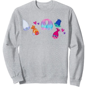 image:imageTrolls  Patches SweatshirtHeather Grey