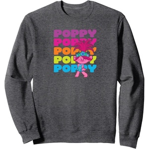 image:imageTrolls  Poppy SweatshirtDark Heather Grey
