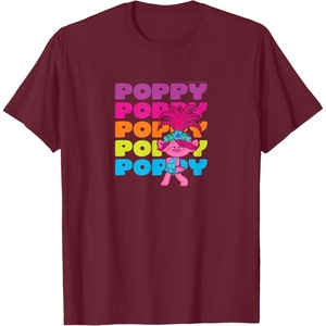 image:imageTrolls  Poppy TShirtBurgundy