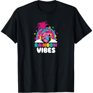 image:imageTrolls  Rainbow Vibes TShirtBlack