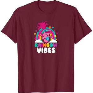 image:imageTrolls  Rainbow Vibes TShirtBurgundy